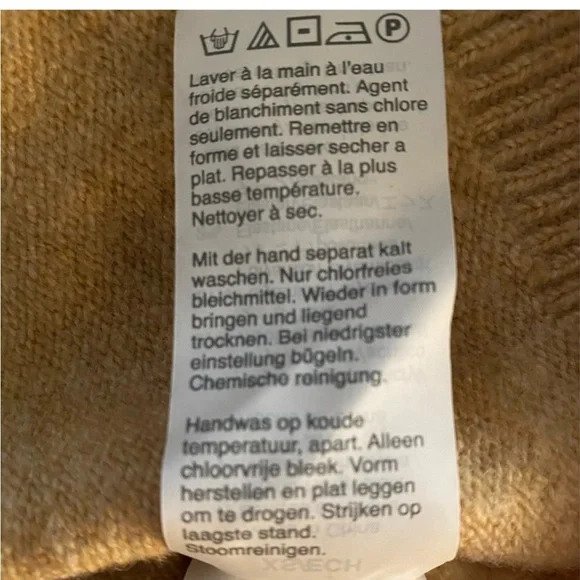 Madewell Dot Graystone Pullover Sweater Camel Polka Dot Size XS - Picture 6 of 6